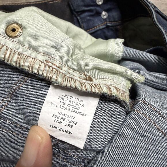 Vylette Sculpt Skinny Jeans Women’s 11 30W Indigo Stretch Denim Mid Rise NWT - Picture 12 of 13